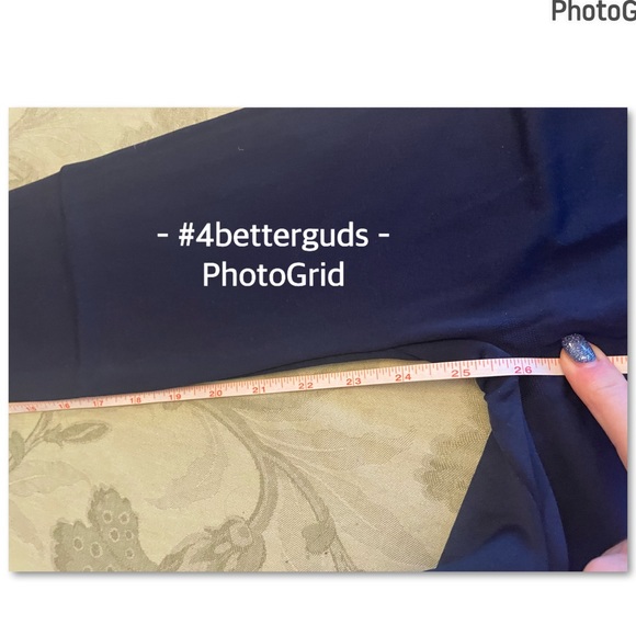 NEW Yelete Insulated Fleece Lined Stretch Seamless Slim Leggings Navy One Size - Picture 13 of 16